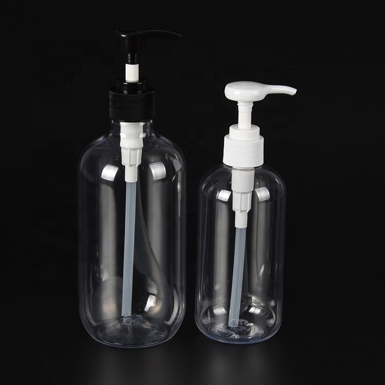 Custom Label 300ml 500ml Pet Clear Shampoo Hand Sanitizer Plastic Spray Bottle in Stock